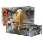 DIAMOND GRIP NITRILE GLOVES SIZE MEDIUM